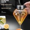 Special glass bottles for honey jars and honey cans, squeeze-type drip bottles, and high-quality honey pots